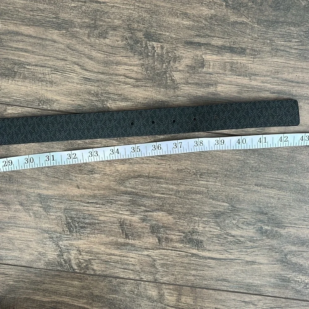 Michael Kors Reversible Leather Monogram Belt NWT